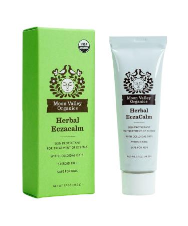 Moon Valley Organics Herbal EczaCalm All Natural Eczema Cream - Herbal Treatment for Eczema Dermatitis Psoriasis Dry Skin Itch Rash and More - for Kids and Adults - Buy Online on GoSupps.com