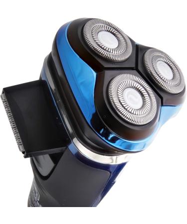 Buy Barbasol Rechargeable Electric Wet and Dry Rotary Shaver - Stainless Steel Blades Pop Up Trimmer & LCD Screen - International Shipping Available - Buy Online on GoSupps.com