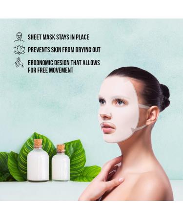 Lindo Silicone Face Wrap - Reusable Facial Mask Cover for Sheet Masks Clay & Cream Masques | International Shipping - Buy Online on GoSupps.com