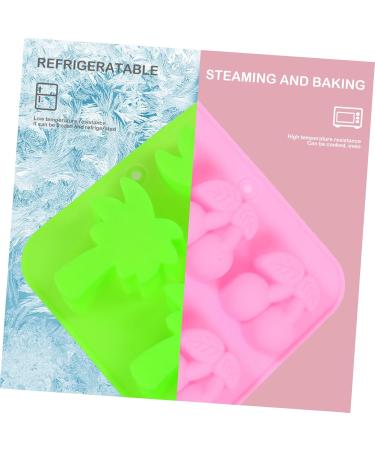 Zerodeko 4pcs Silicone Chocolate Mold Silicone Molds Plant Tray Trays DIY Baking Molds Cactus Baking Supplies - Buy Online on GoSupps.com