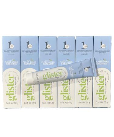 Set of 6 Glister Multi-Action Fluoride Toothpaste whitening Tooth Paste in Travel Size Teeth Whitener | Teeth whitening Toothpaste for Adults Oral Care for Both Kids and Adults (50g - 1.76 Ounce)