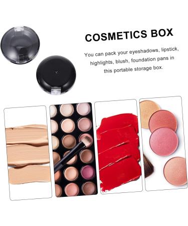 Balacoo 16 Pcs Eye Shadow Blank Highlighter Blusher Case Small Empty Makeup Case Travel Packing Box Make up 3.5x1.5cmx2pcs Black 1x2pcs - Buy Online on GoSupps.com