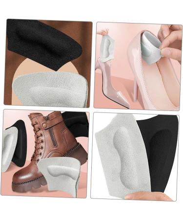 Leather Heel Sticker Cushions for Women - 2 Pairs | Comfort Inserts & Grips for Loose High Heels - Assorted Colors - 12x5.7cm - Buy Online on GoSupps.com