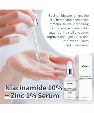 Hyaluronic Acid Serum & Niacinamide Serum Set 2PCS - Reduces Wrinkles Smooths Fine Lines Improves Skin Texture - Facial Serums Moisturizing Oil-Regulating Pore-Minimizing for All Skin Types 2 Fl Oz (Pack of 1) - Buy Online on GoSupps.com