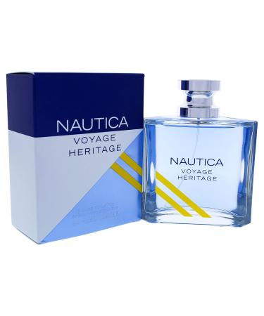 Nautica Voyage Heritage 3.4 Oz Sandalwood 3.4 Fl Oz (Pack of 1) - Buy Online on GoSupps.com