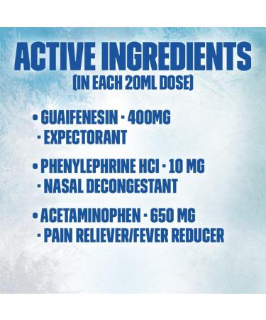 Mucinex Fast-Max Clear & Cool Severe Congestion & Cough Liquid 6oz - Fast-Acting Relief - Buy Online on GoSupps.com