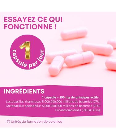 GYNEBAL Probiotiques Femme pour la Flore Intime Protection Vaginale Aide Pr venir les Infections Lactobacillus Rhamnosus & Acidophilus 30 G lules - Buy Online on GoSupps.com