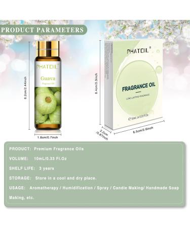 PHATOIL Guava Fragrance Oil 10ml - Home Aromatherapy, Soap & Candle Making - Pack of 1 - Buy Online on GoSupps.com
