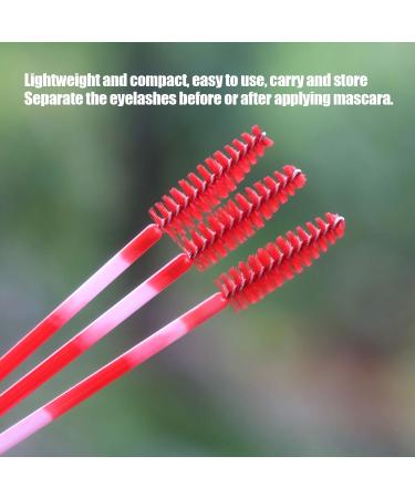 Makeup Eyelash Brush Portable Mascara Eyelash Brush Practical for Ladies Daily Makeup Women Beauty Salon(Big red) - Buy Online on GoSupps.com