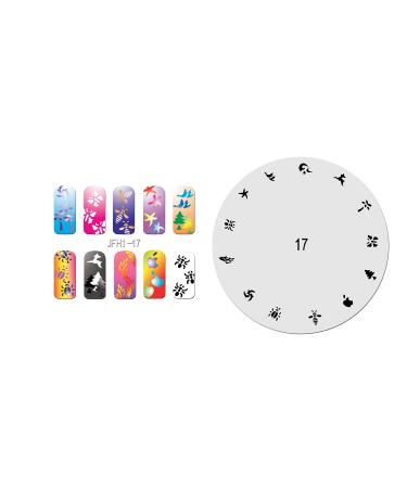 Fingernail stencil (airbrush nail art) Fengda JFH01-017