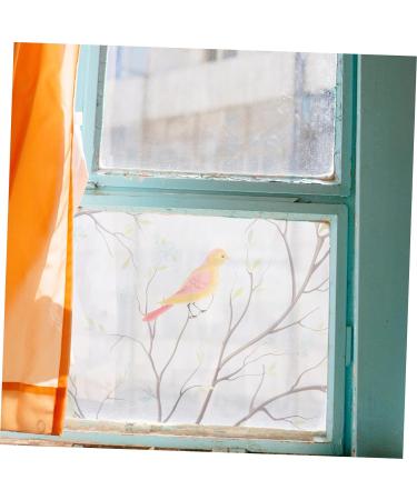 Zerodeko 5 Pcs Glass Film Window Sticker Window Film Bird Window Sticker Stickers Decor Frosted Sticker Birds Window Sticker Chic Window Sticker Glue-Free Window Sticker Opaque 3D Colorfulx5pcs 300x45cmx5pcs - Buy Online on GoSupps.com