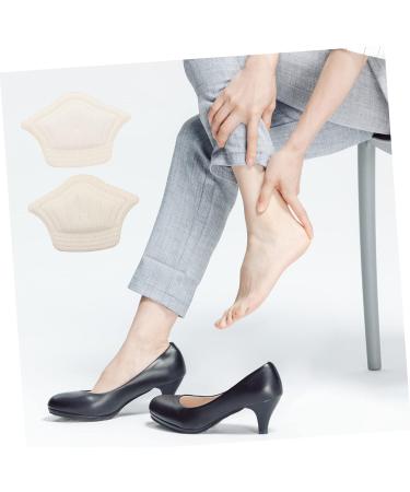 FOMIYES 12 Pairs Cuttable Non-Slip Heel Pads - Abrasion-Proof Insoles for Women - Bunion & Shoe Protector Sponge White - Buy Online on GoSupps.com