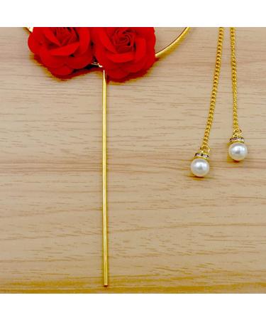 Personalised Cake Toppers Cake Decorations Cake Toppers for Women Chinese Style Cake Decorations Elegant Party Dessert Decoration Supplies Love Gift Gold Gd - Buy Online on GoSupps.com