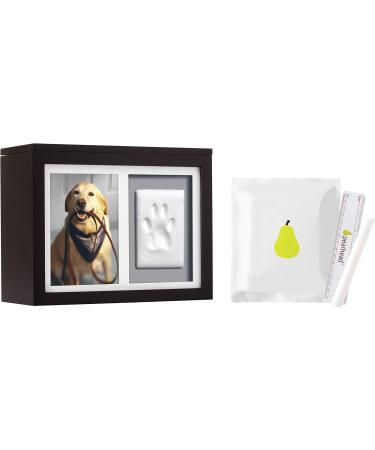 Pearhead Pet Photo Reminder Box & Impression Set - Paw Print Souvenir Box for Dogs & Cats - Black Urn for Ashes Collars & Toys - Buy Online on GoSupps.com
