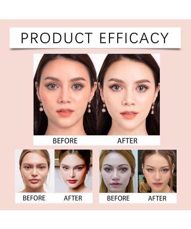 Rosetimes Brightening Moisturizing Foundation Waterproof Foundation Lean Air Cushion Cream Five Vitamin C Five Vitamin C Toning Cream Tinted Skin Perfector (21# White) - Buy Online on GoSupps.com