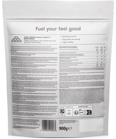 Amfit Nutrition Plant Based Chocolate Brownie Protein Powder 900g - Buy Online on GoSupps.com