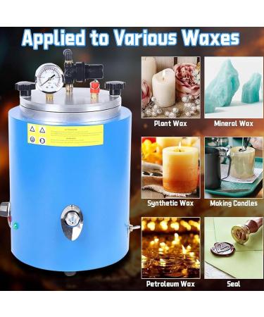 Dpqyjpp Wax Melting Candle Production | 2.5L Stainless Steel Wax Melting Pot | Professional Paraffin & Soy Wax Heater for Home & Beauty Salons - Buy Online on GoSupps.com