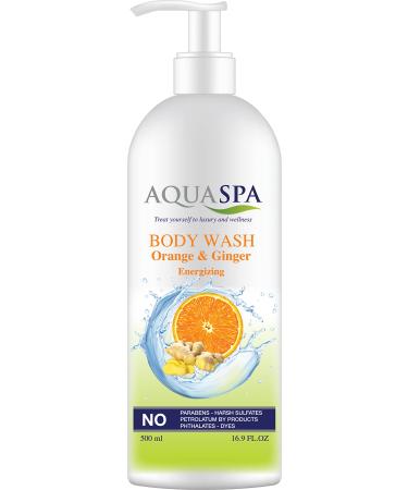 Body Wash Orange Ginger-Energizing 16.9 Oz body wash beauty care skincare cosmetics personal care