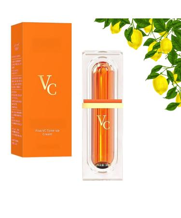 XKrmp Vitamin C Tone Up Cream Set 2025 NEW VC Cream for Face Quick Makeup Moisturizer Lightweight VC Toner Blended Formula for Smoothing & Glowing All Skin Types 1Pc