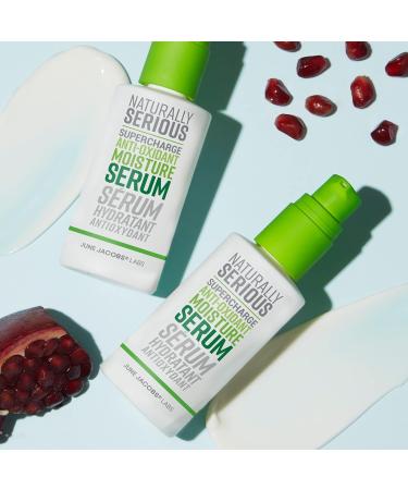 Naturally Serious Supercharge Anti-Oxidant Moisture Serum | Hydrating Hyaluronic Acid Face Serum for Dry Skin | Vegan & Cruelty-Free Skincare - Buy Online on GoSupps.com