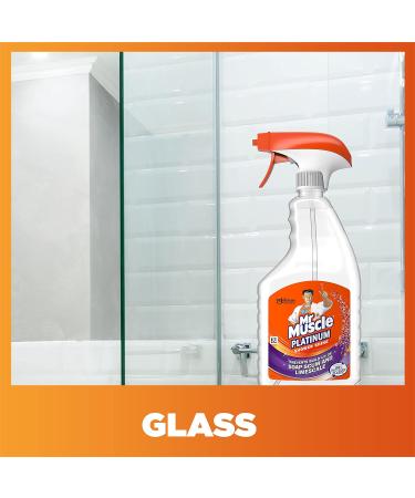 Mr Muscle Platinum Shower Shine Spray 750ml - Fast-Acting & Effective Cleaning | Pack of 1 - Buy Online on GoSupps.com