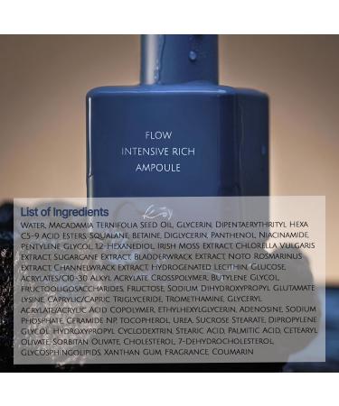 KOY Flow Intensive Rich Ampoule - Hydrating Facial Serum for Sensitive Skin | Hypoallergenic Korean Skin Care | Dual Hydration Creamy Texture 1.52 fl. oz - Buy Online on GoSupps.com