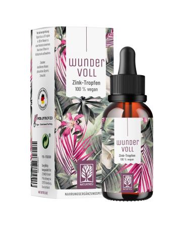 Zinc drops - 100% vegan made of bioavailable -sulfate without alcohol - 1700 drops (50ml) liquid (ionic zinc high dose) with 15mg per daily dose wonderfully from nature loyalty