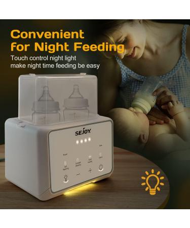 6-in-1 Bottle Warmer for Baby - Breastmilk & Formula Milk Heater and Baby Food Warmer - White - Buy Online on GoSupps.com