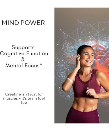 Bricker Labs Creatine Monohydrate Powder 5g Pure Ultra-Fine Creatine per Serving Muscle Growth Strength Endurance & Focus Unflavored 60 Servings Workout & Cognitive Support for Men & Women - Buy Online on GoSupps.com