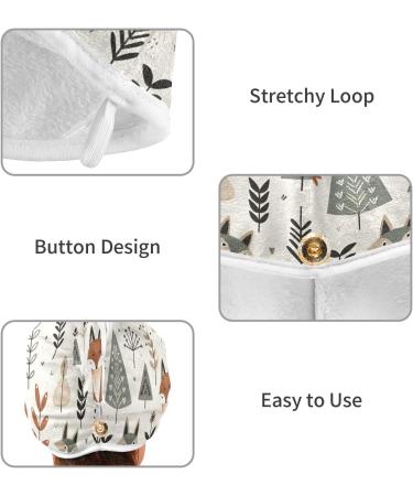 Super Absorbent Foxes Hair Towel 2 Pack | Quick Dry Turbans for Women & Girls - Perfect Hair Drying Solution - Buy Online on GoSupps.com