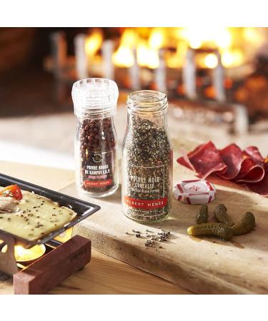 ALBERT MENES AM - Precious Peppers - Red Kampot Pepper - 50 g Mill - Buy Online on GoSupps.com