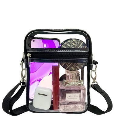 Sintra Clear Crossbody Purse Bag  Stadium Approved for Concerts  See Through Bag  Transparent Bag  Gift for Women & Man