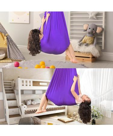 Ssimoo Stretchy Sensory Body SOX - Full-Body Calming Wrap for Autism & Anxiety Relief | Purple 100x280cm - Buy Online on GoSupps.com