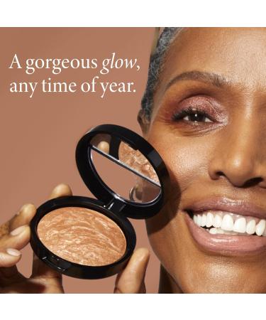 LAURA GELLER NEW YORK Baked Bronze-N-Brighten Bronzer Powder - Deep Natural Bronze Glow - Buy Online on GoSupps.com
