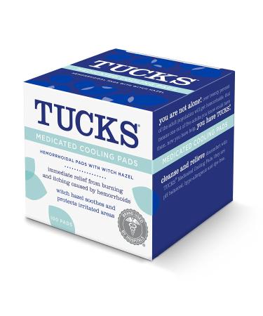 Tucks Medicated Cooling Pads 100 Pads