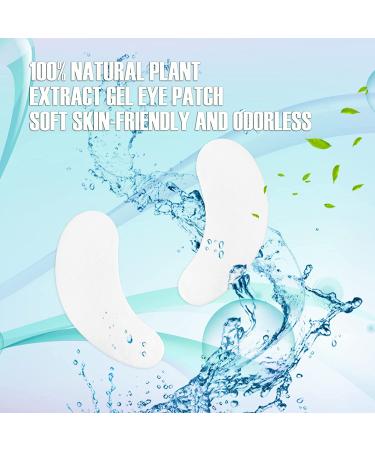 C. ARTIST 100% Natural Under Eye Gel Pads - 110 Pairs | Collagen & Aloe Vera Hydrogel Eye Patches for Eyelash Extensions - Buy Online on GoSupps.com