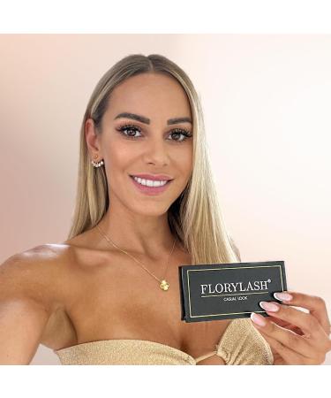 FLORYLASH Cat Eye Look - Magnetic Eyelashes 3 Magnets Natural Magnetic Fake Lashes without Eyeliner 3D Volume Set Reusable (Size S 25 mm Wide) - Buy Online on GoSupps.com