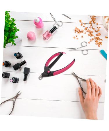 Healeved A Cross-type Shear Stainless Steel Scissors Fake One-line Fingernail Nail Cutters for Nail Tips Manicure Clipper Nail Stuff One- Line Nail Clipper Trimmer Artificial Acrylic - Buy Online on GoSupps.com
