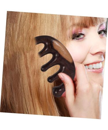 Buy Gogogmy Portable Massage Comb - Scalp Therapy Device Broad Tooth Wooden Comb (10.5x5 cm) - International Shipping Available - Buy Online on GoSupps.com
