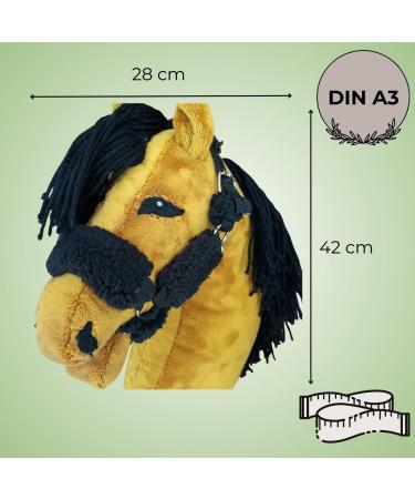KHT Aria Shop Hobby Horsing - Plush Sports Toy Horse for Dressage & Riding Exercises | Size A3 Bronze - Buy Online on GoSupps.com