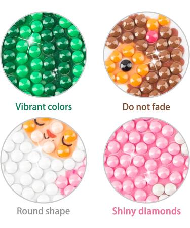 OSNIE 12 Pcs Llama Cactus 5D DIY Diamond Painting Kit for Kids & Adults - Creative Resin Rhinestone Art Craft Set - Buy Online on GoSupps.com