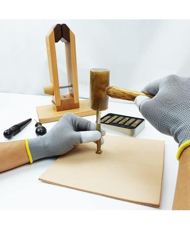 27pcs Leather Stamping Kit with Capital Letter Stamps 9.5mm - Leathercraft Tool Set - Buy Online on GoSupps.com