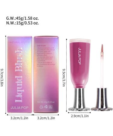 Liquid - High-Pigment | MoistuMakeup Beauty Wand Natural-Looking for Girls Women Frifer 04# Wild Berry - Buy Online on GoSupps.com