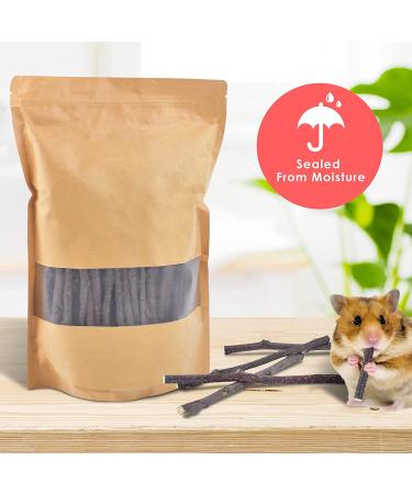 ERKOON Organic Apple Sticks 300g/500g Molar Treats for Small Animals - Hamster, Rabbit, Guinea Pig, Chinchilla, Squirrel - Chew Toys - Natural Apple Branch - 10.5 Ounce (Pack of 1) - Buy Online on GoSupps.com