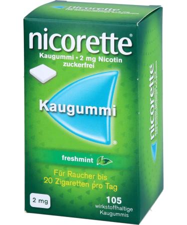 Buy Nicorette 2 mg Freshmint Chewing Gum | Fast International Shipping - Stop Smoking Aid - Buy Online on GoSupps.com