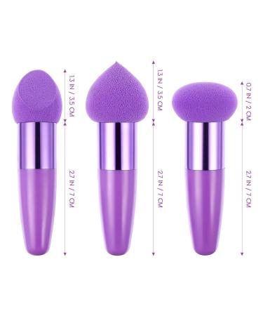 Beaupretty 3-Piece Makeup Sponge Set | Elf Cosmetic Mushroom Puff with Handle - Perfect for Flawless Foundation Application - Buy Online on GoSupps.com