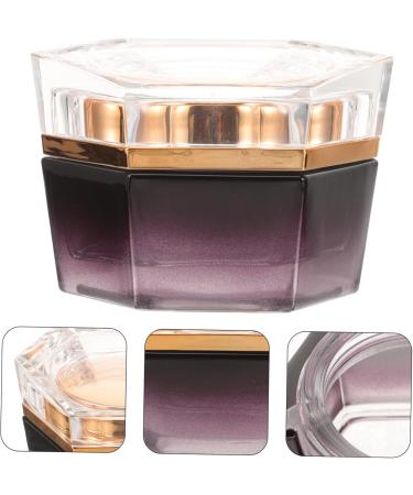 MAGICLULU Moisturizer Face Cream Creami Lotion Buttercream Skincare Containers Cosmetic Jars Cosmetic Cream Jar Glass Cream Storage Containers Purple Cream Box Travel Moisturizing Plastic - Buy Online on GoSupps.com