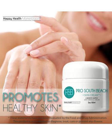 Pro South Beach Skin Cream - Best Anti Aging & Anti Wrinkle Cream for Men & Women - 2 Month Supply - Buy Online on GoSupps.com