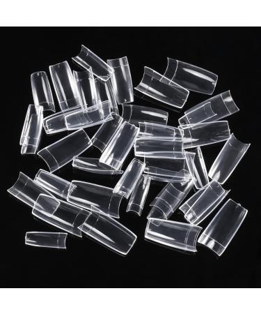 500 Transparent Acrylic Nail Capsules - American Nail Art with Storage Case | 10 Sizes for Studios & DIY at Home - Buy Online on GoSupps.com