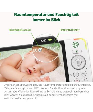 Buy Leapfrog LF925HD Baby Phone - 720p HD Video Monitor with App Swiveling Camera and Sensors - International Shipping Available - Buy Online on GoSupps.com